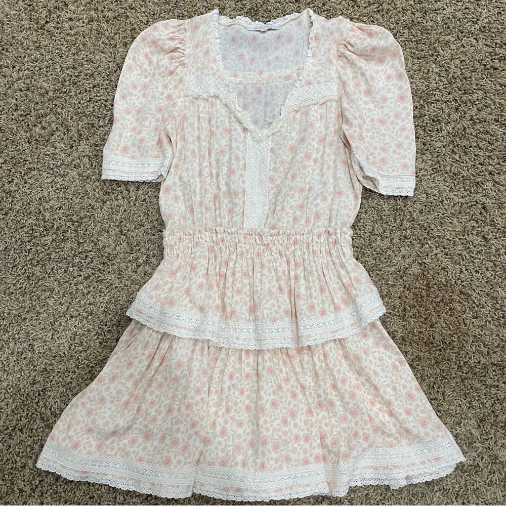 Olivaceous Puff Sleeve Dress - Picture 3 of 7